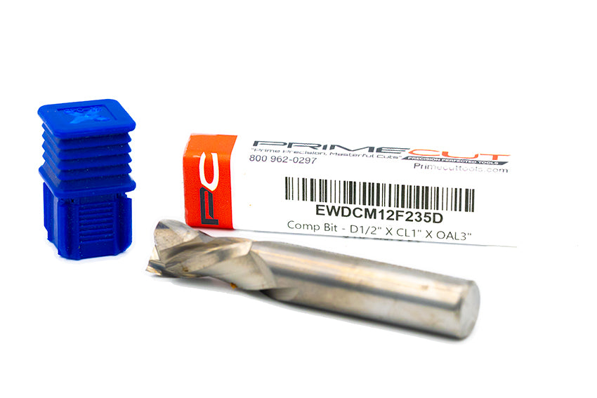 Compression Bit 1/2"Dia. X CL1" X OAL3" X UC.500 X F2