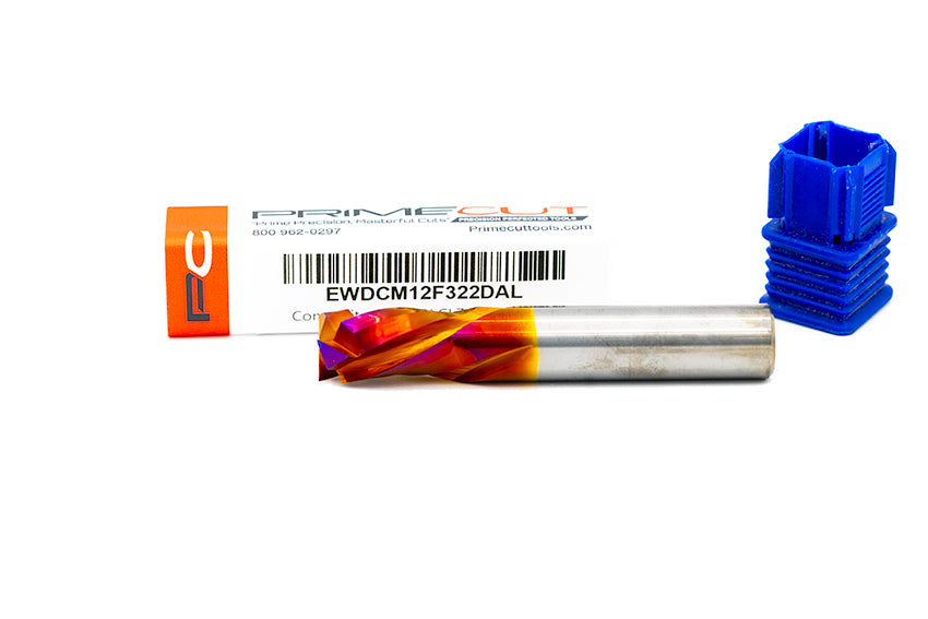 Compression Bit 1/2"Dia. X CL7/8" X OAL3" X UC.200 X F3 Alti-Cr-N