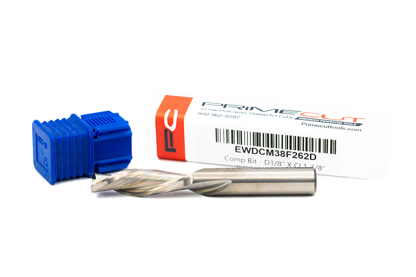 Compression Bit 3/8"Dia. X CL1-3/8" X OAL3" X UC.200 X F2