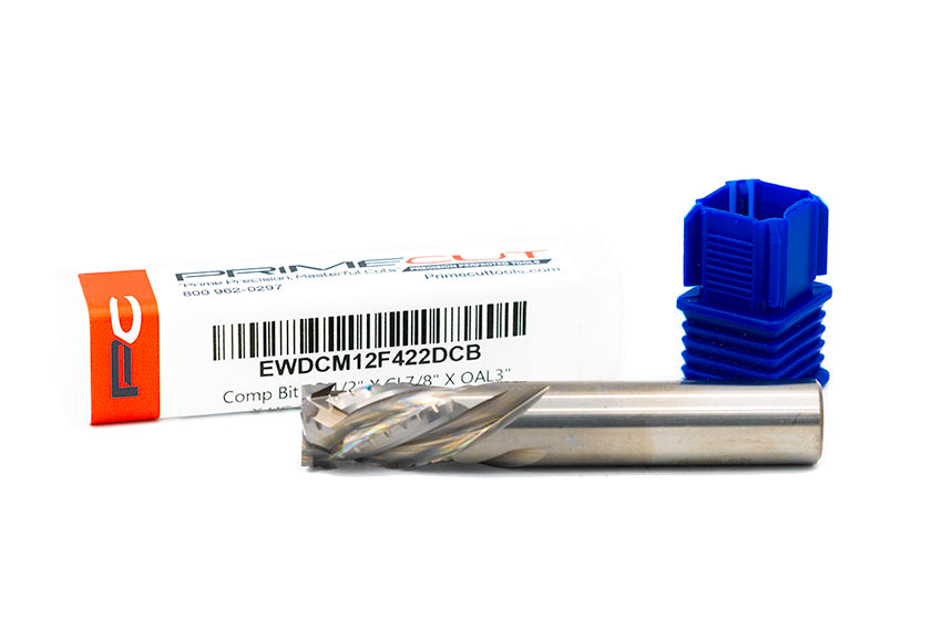 Compression Bit 1/2"Dia. X CL7/8" X OAL3" X UC.200 X F4 - Chip Breaker