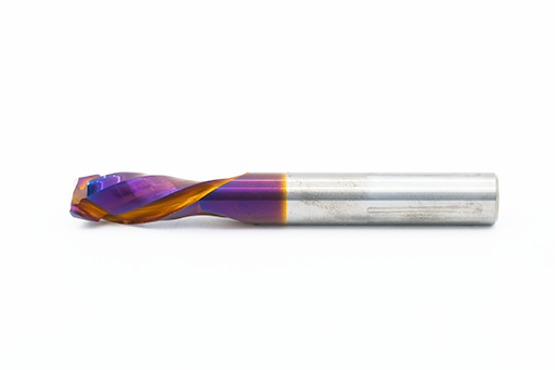 Compression Bit 3/8"Dia. X CL7/8" X OAL3" X UC.200 X F2 AlTi-Cr-N