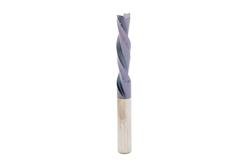 Down-Cut Spiral 1/4"Dia. x CL1-1/8" x OAL2-1/2" x F2 Alti-Cr-N (B18)