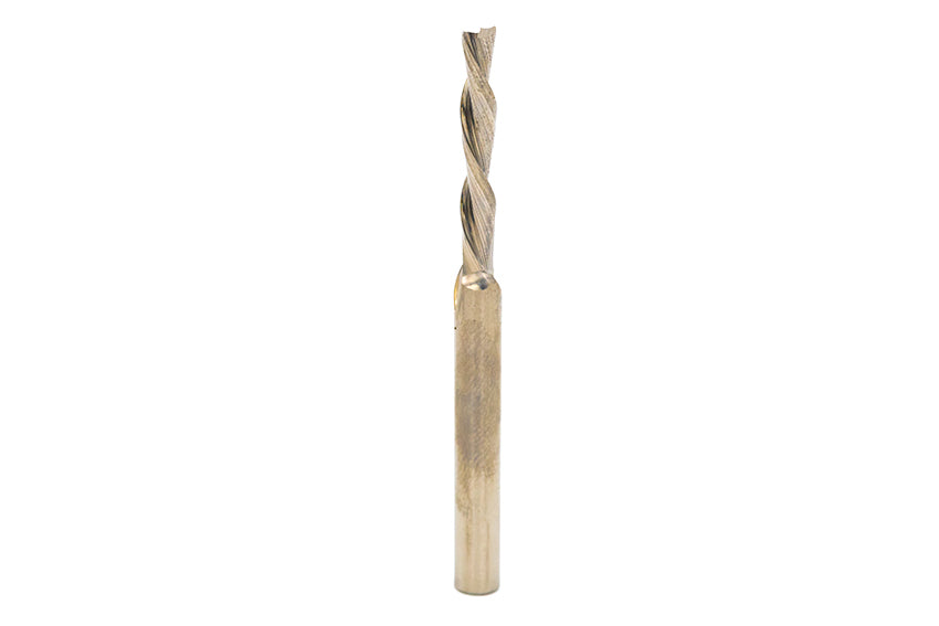 Down-Cut Spiral 3/16"Dia. x CL1-1/4" x OAL3" x SH1/4" x F2 (B6)
