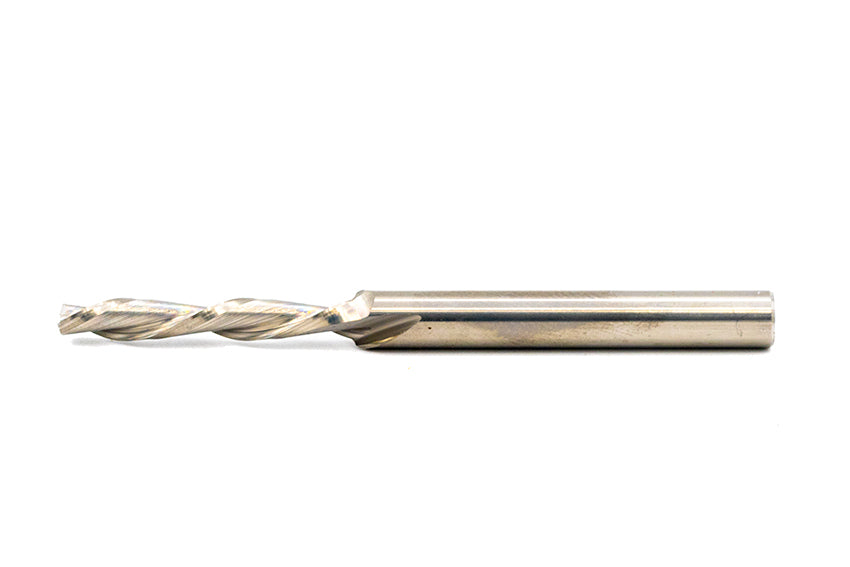 Down-Cut Spiral 3/16"Dia. x CL1-1/4" x OAL3" x SH1/4" x F2 (B6)