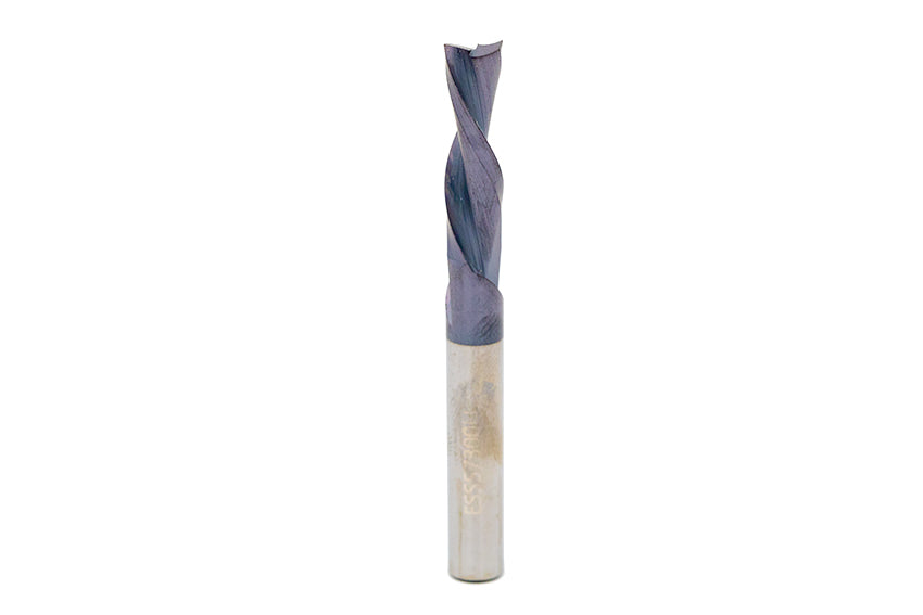 Down-Cut Spiral 5/16"Dia. x CL1-1/8" x OAL3" x SH5/16" x F2 - AlTi-Cr-N (B10)