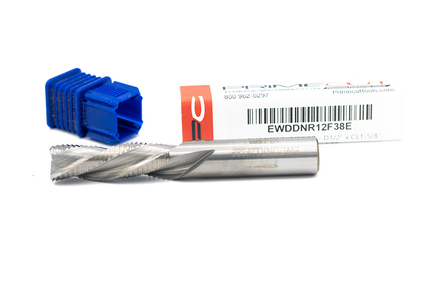 Down-Cut Spiral Rougher 1/2"Dia. x CL1-1/4" x OAL3-1/2" x F3