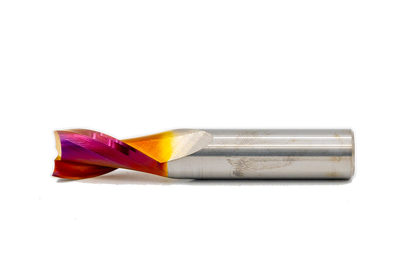 Up-Cut Spiral 1/2"Dia. x CL1" x OAL3" x F2 Alti-Cr-N (A22)