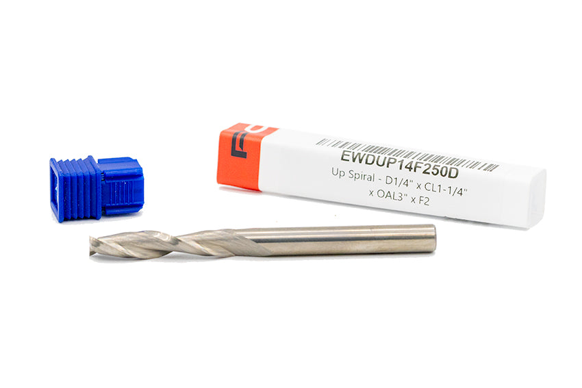 Up-Cut Spiral 1/4"Dia. x CL1-1/4" x OAL3" x F2 (A11)