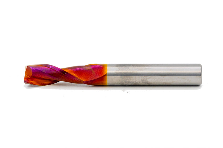 Up-Cut Spiral 3/8"Dia. x CL1" x OAL3" x F2 AlTi-Cr-N (A17)